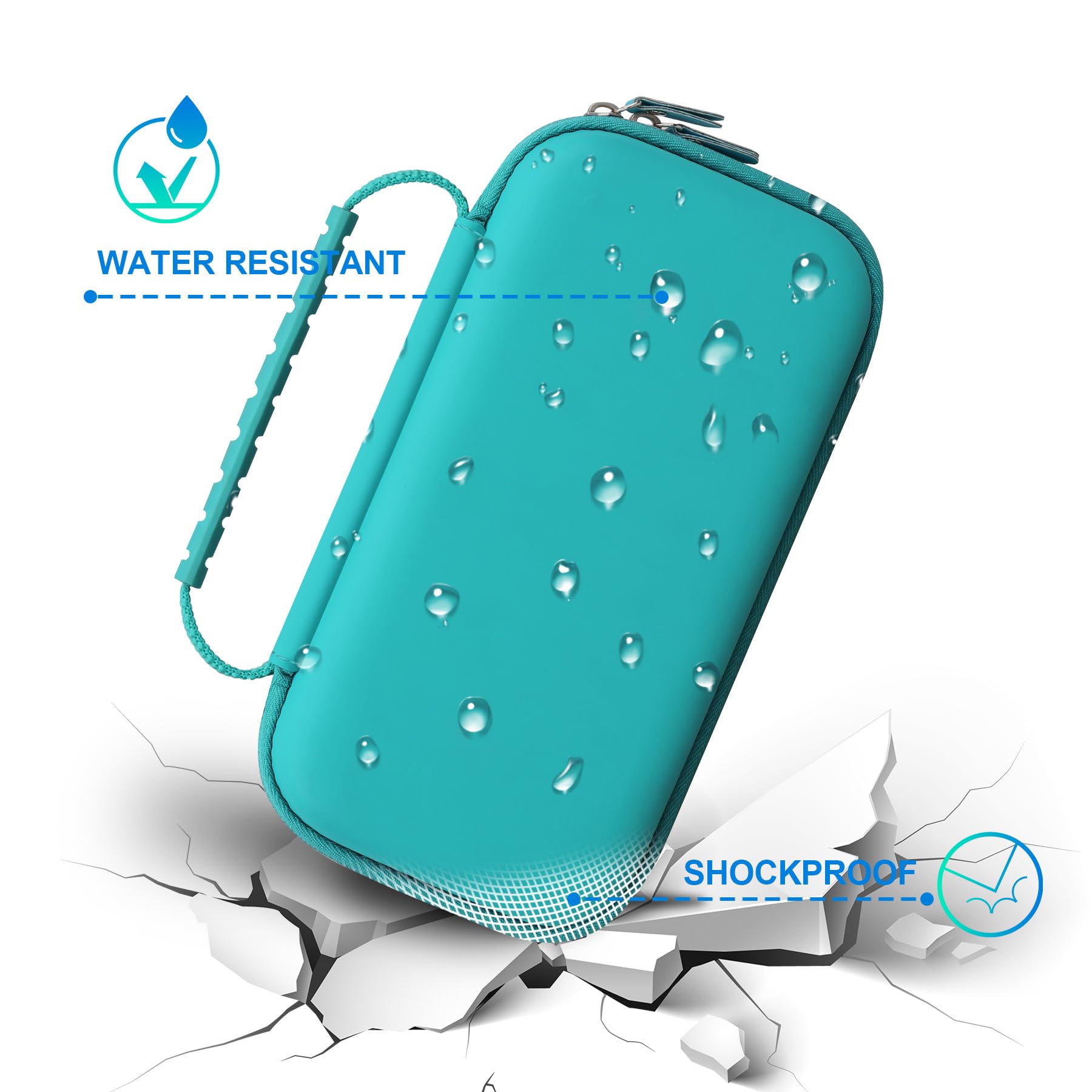 Foto 6 | Funda De Viaje Bovke Para Inhalador De Asma  Espaciador De Inhalador  Color Verde - Venta Internacional.