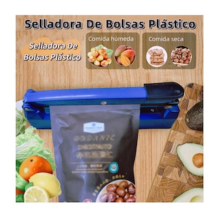 Foto 5 | Maquina Selladora Térmica Manual de Bolsa Plástica 30 Cm Belug color Azul