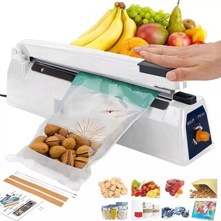 Foto 3 | Máquina Térmica Selladora de Bolsas Plásticas Eo Safe Imports ESI-14118 Blanco 30 cm