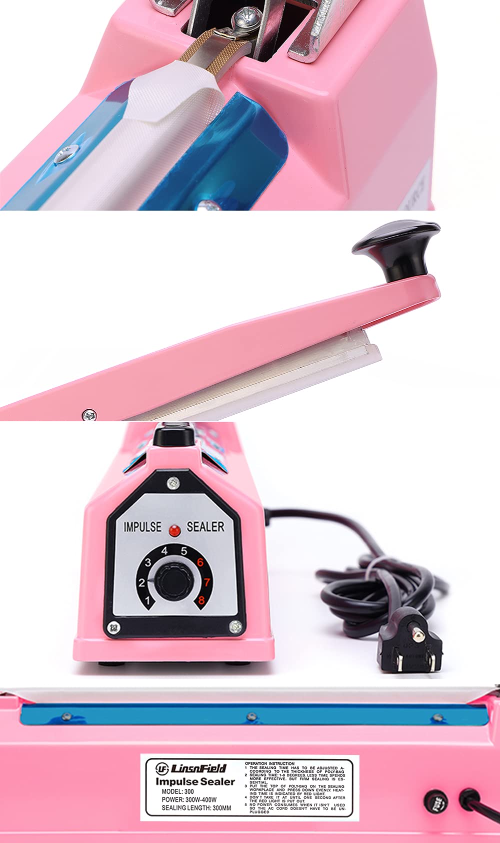 Foto 5 pulgar | Sellador De Bolsas Térmicas Impulse Linsnfield Sealer Pro 30 Cm - Venta Internacional.