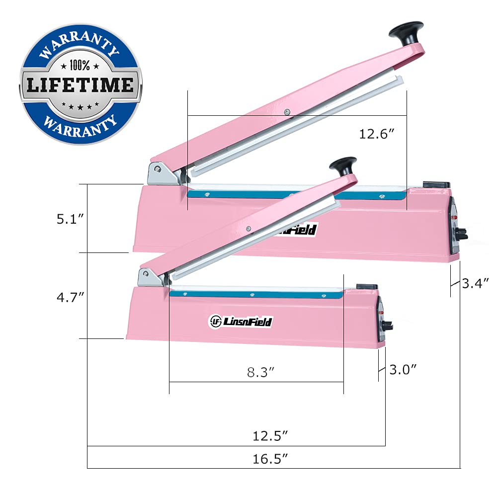 Foto 7 | Sellador De Bolsas Térmicas Impulse Linsnfield Sealer Pro 30 Cm - Venta Internacional.