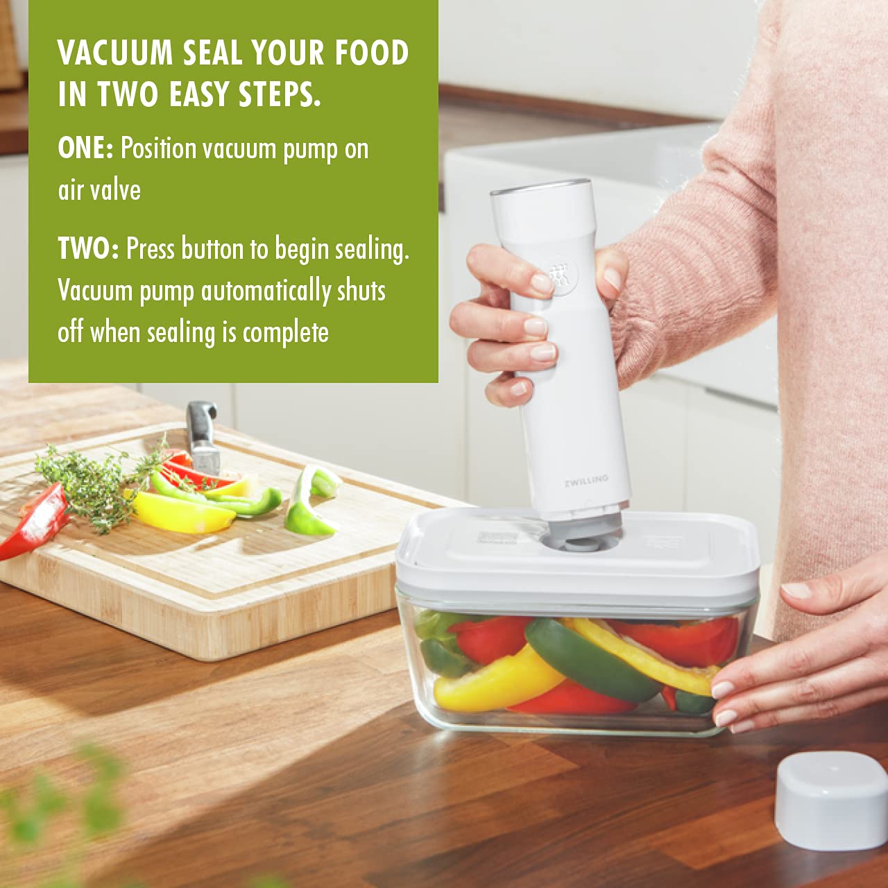 Foto 7 pulgar | Recipiente De Almacenamiento De Alimentos Zwilling Fresh & Save De Vidrio Pequeño - Venta Internacional.