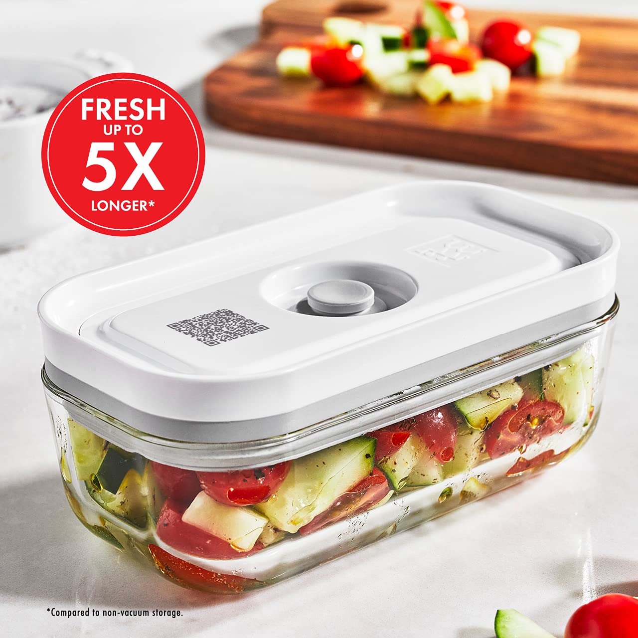 Foto 7 | Recipiente De Almacenamiento De Alimentos Zwilling Fresh & Save De Vidrio Pequeño - Venta Internacional.