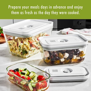 Foto 6 | Recipiente De Almacenamiento De Alimentos Zwilling Fresh & Save De Vidrio De 3 Piezas - Venta Internacional.