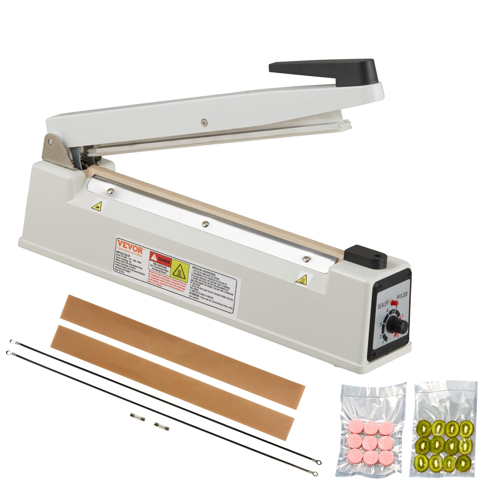 Foto 2 pulgar | Máquina Manual De Termosellado Impulse Sealer Vevor De 30 Cm - Venta Internacional.