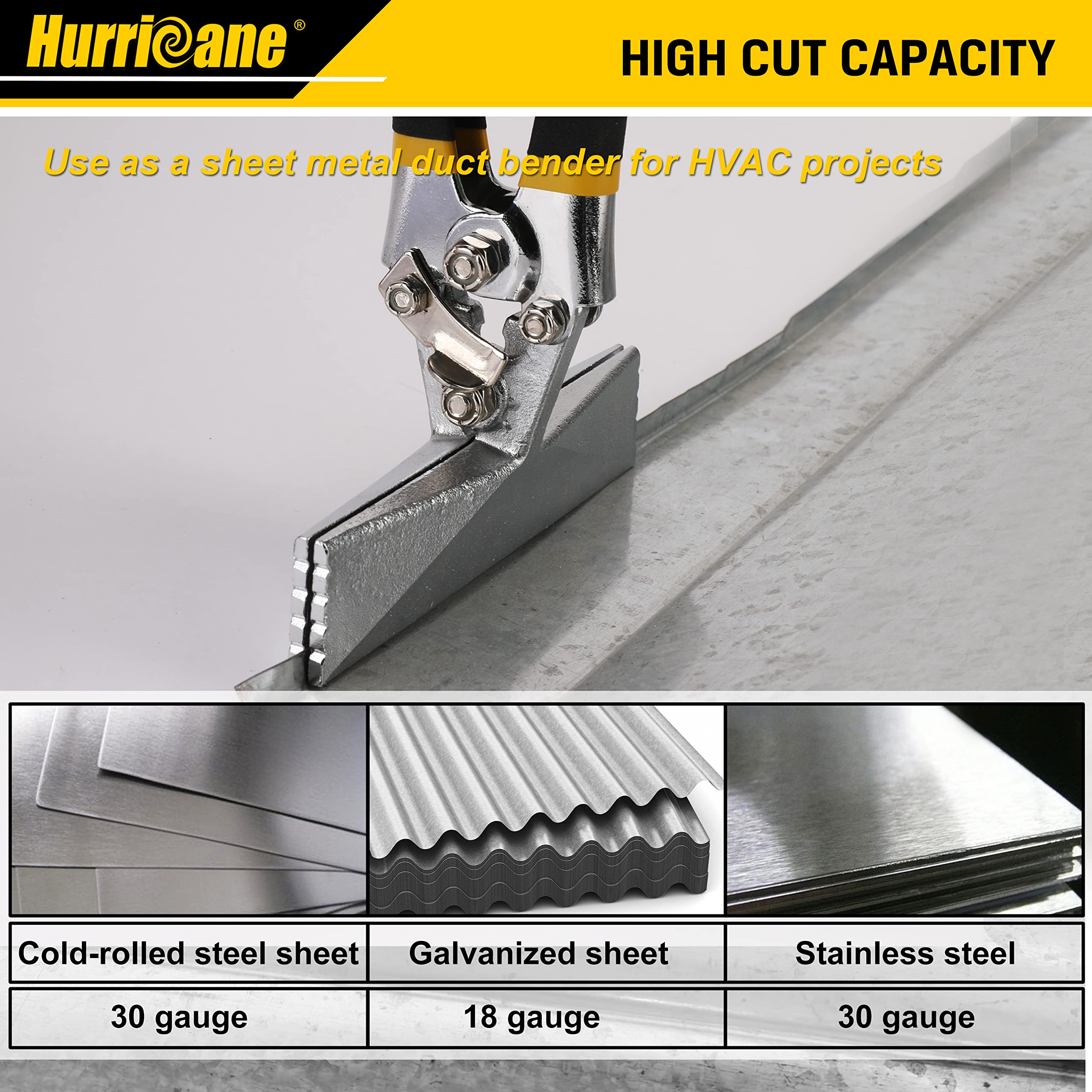 Foto 4 | Selladora Manual De Chapa Metálica Hurricane De 15 Cm Con Mordaza Recta - Venta Internacional.