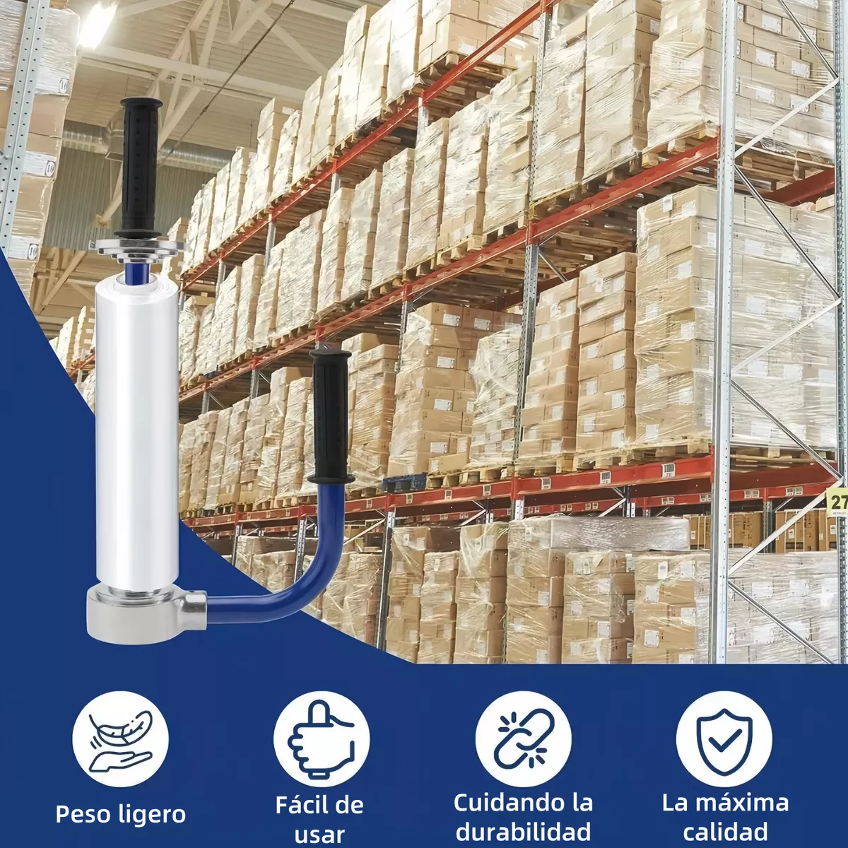 Foto 4 pulgar | Emplayadora Manual Ajustable Eo Safe Imports Esi-16709 Azul