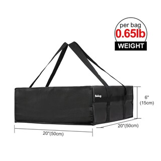 Foto 3 | Bolsas De Pizza Para Entrega 50*50*15cm Belug, Negra