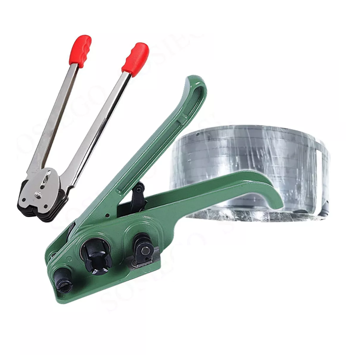 Foto 2 pulgar | Flejadora Manual Y Pinzas 1000 Clavos Eo Safe Imports Esi-11898 Verde
