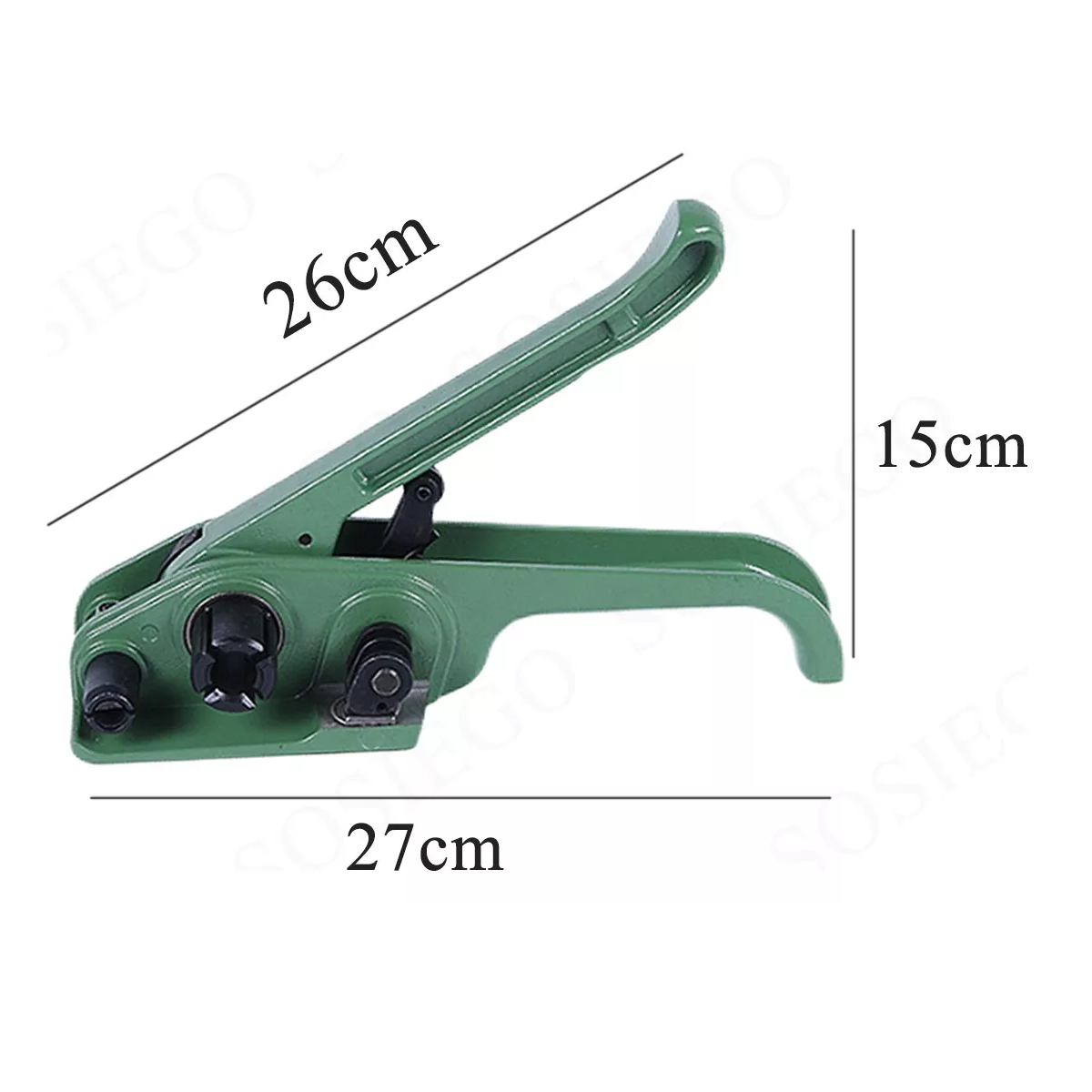 Foto 4 pulgar | Flejadora Manual Y Pinzas 1000 Clavos Eo Safe Imports Esi-11898 Verde
