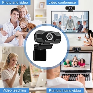 Foto 4 | Cámara Web NS Tech Sxt-02 Hd con Micrófono 1080p Cámara Web de Transmisión Usb de 2 Megapíxeles para Computadora