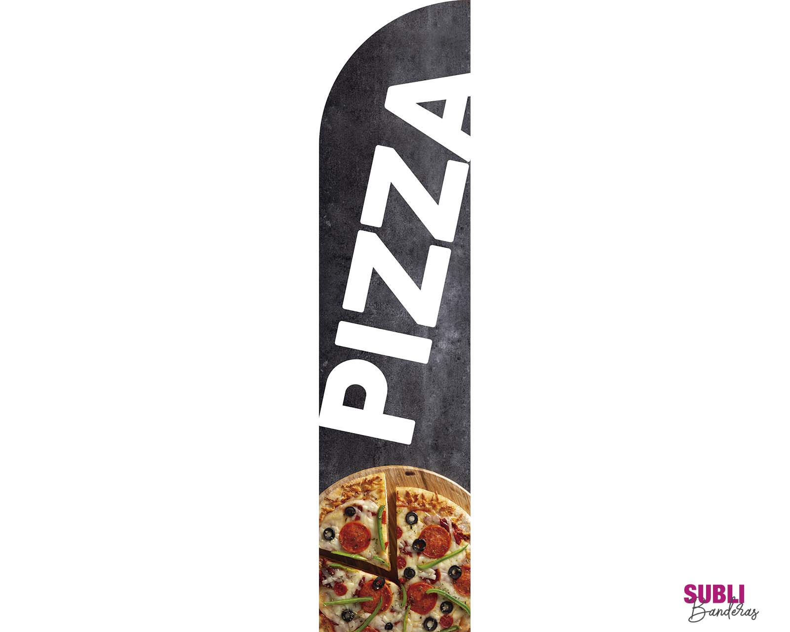 Foto 2 pulgar | Bandera Pizza 1 Sublibanderas Multicolor