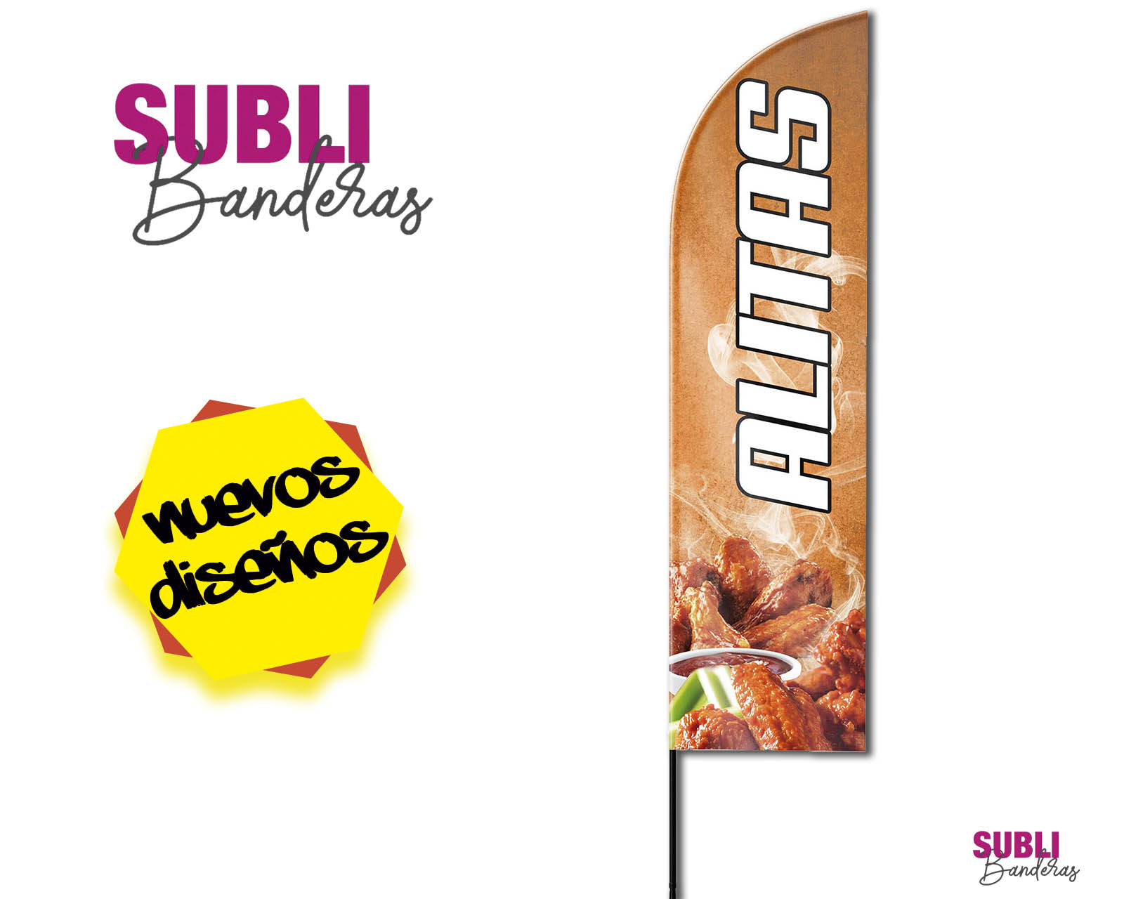 Foto 3 pulgar | Bandera Alitas-Boneles y Snacks