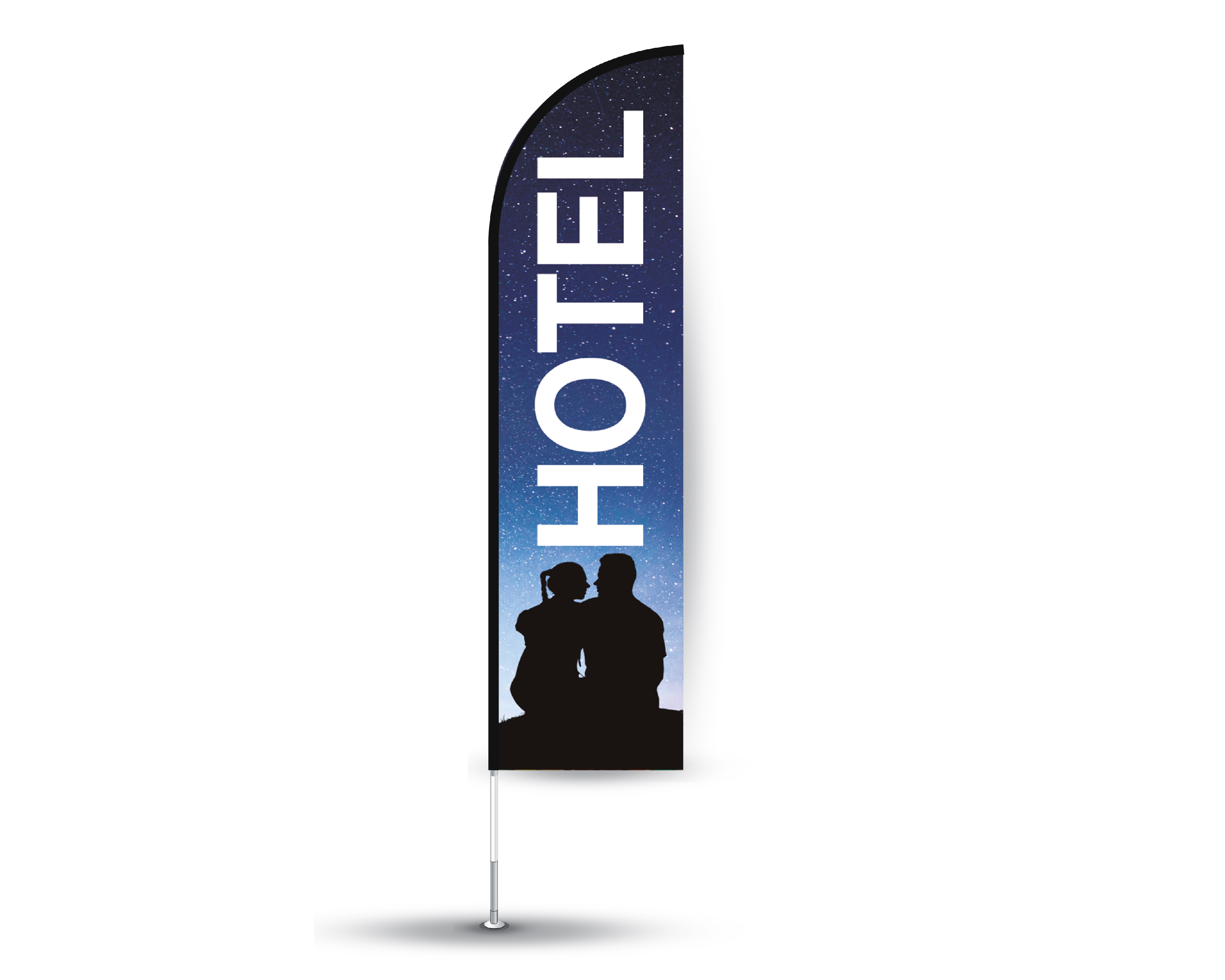 Foto 2 | Bandera para Publicidad de Hotel Sublibanderas Multicolor