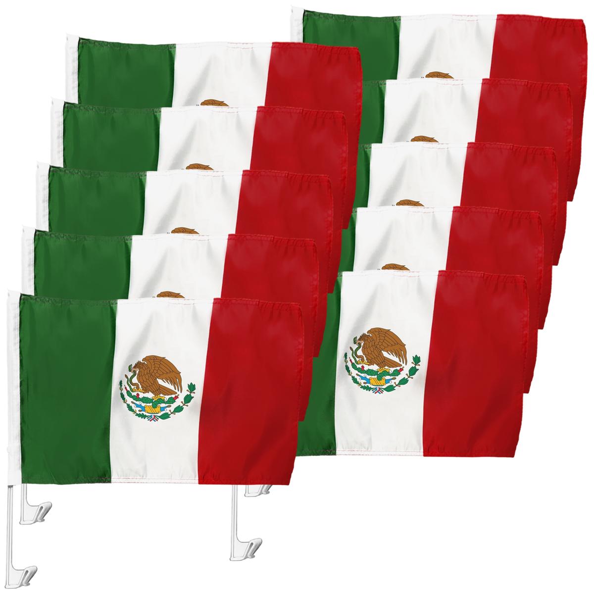 Foto 3 pulgar | Bandera De México Carro Ventdepot Mxfax-006 10  Piezas Multicolor