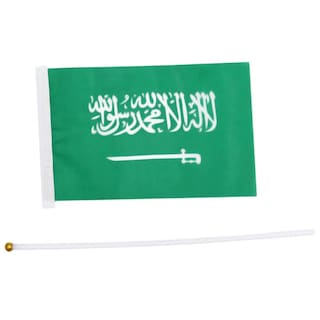 Foto 3 | Bandera De Mano Saudí Ventdepot Mxaig-003 15 Piezas Multicolor