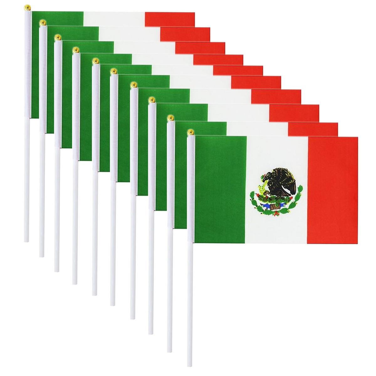 Foto 2 pulgar | Banderitas De México De Mano Ventdepot Mxmcx-002 10  Piezas Multicolor