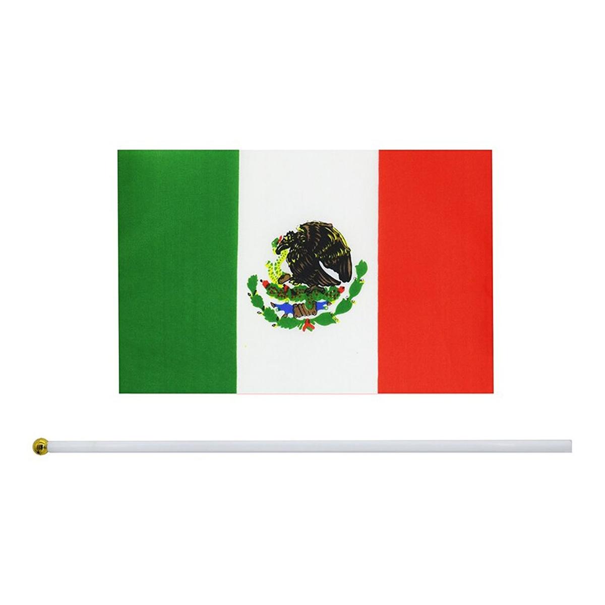 Foto 4 pulgar | Banderitas De México De Mano Ventdepot Mxmcx-002 10  Piezas Multicolor