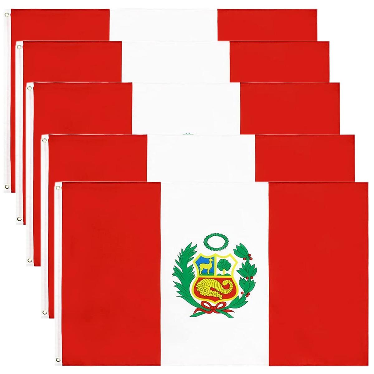 Foto 2 pulgar | Bandera De Peú Inti Raymi Ventdepot Mxbfg-005 5 Piezas Multicolor