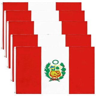 Foto 1 | Bandera De Peú Inti Raymi Ventdepot Mxbfg-005 5 Piezas Multicolor