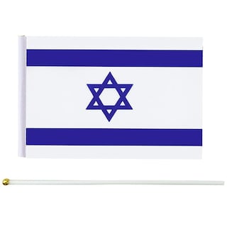 Foto 3 | Bandera Israel Desfiles Ventdepot Mxili-004 20 Piezas Multicolor