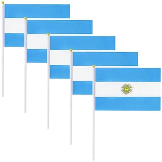 Foto 1 | Bandera Argentina Fiestas Ventdepot Mxain-001 5 Piezas Multicolor