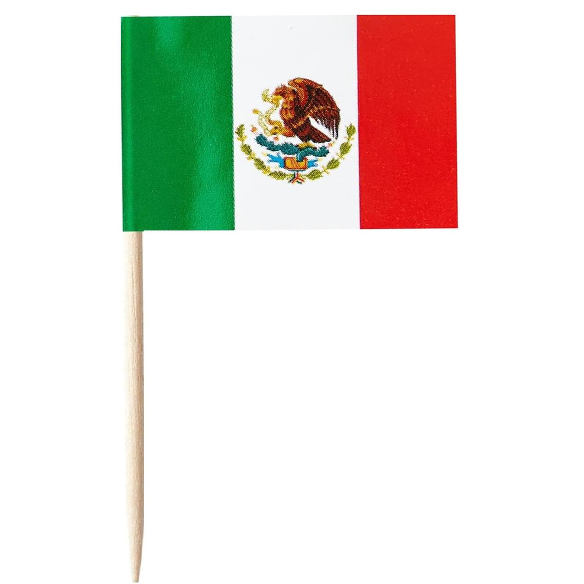 Foto 2 pulgar | Mini Bandera Tricolor Ventdepot Mxmkg-007 150 Piezas Multicolor