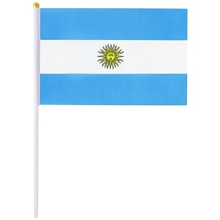 Foto 1 | Bandera Argentina 9 De Julio Ventdepot Mxain-005 25 Piezas Multicolor