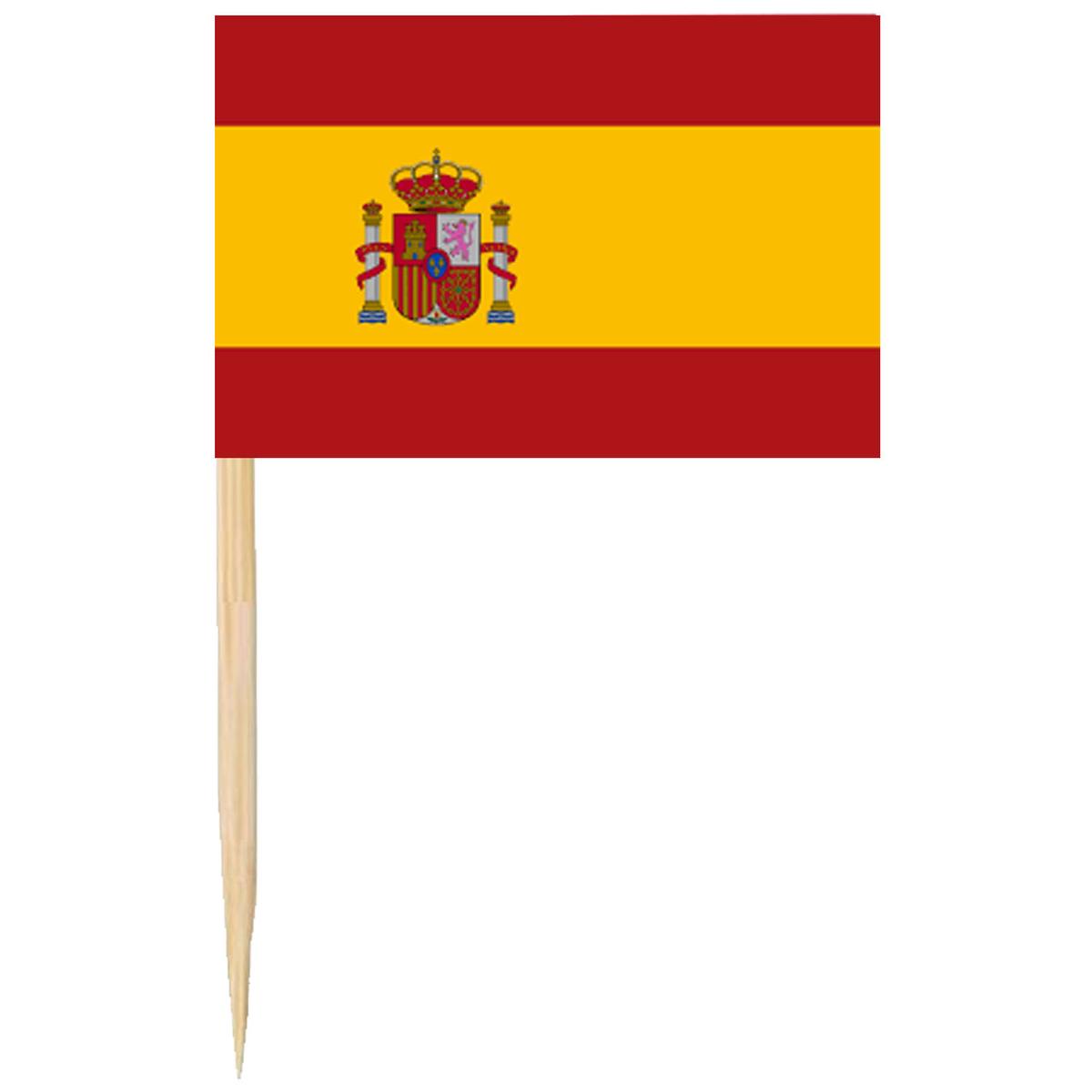 Foto 1 | España Banderas Palillos Ventdepot Mxeto-010 400 Piezas Multicolor