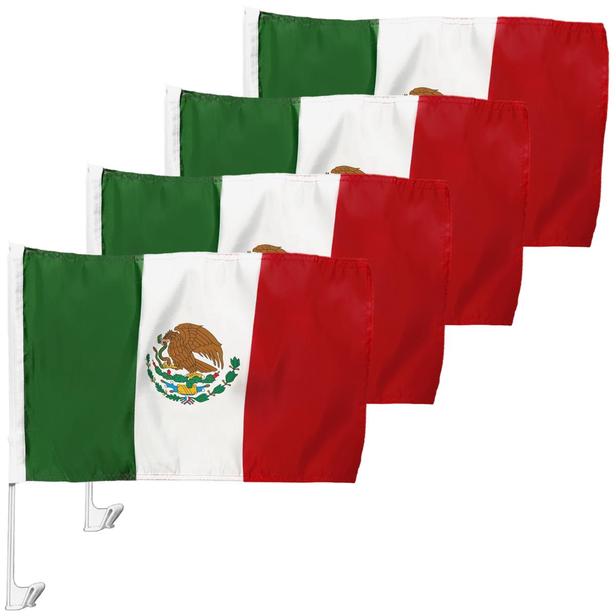 Foto 2 pulgar | Bandera De México Decoración Ventdepot Mxfax-004 4  Piezas Multicolor