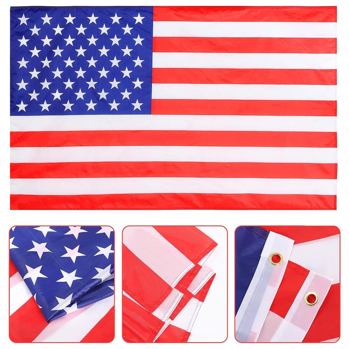 Foto 3 | Bandera Americana Innovadoras Ventdepot Mxubf-004 4 Piezas Multicolor