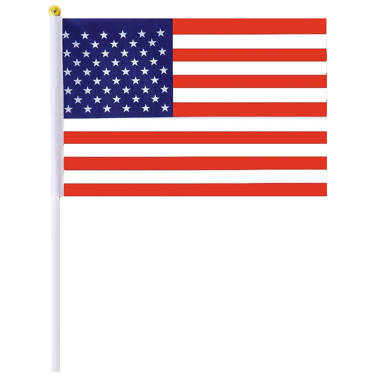 Foto 2 pulgar | Bandera Pequeña De Usa Ventdepot Mxusg-006 50 Piezas Multicolor