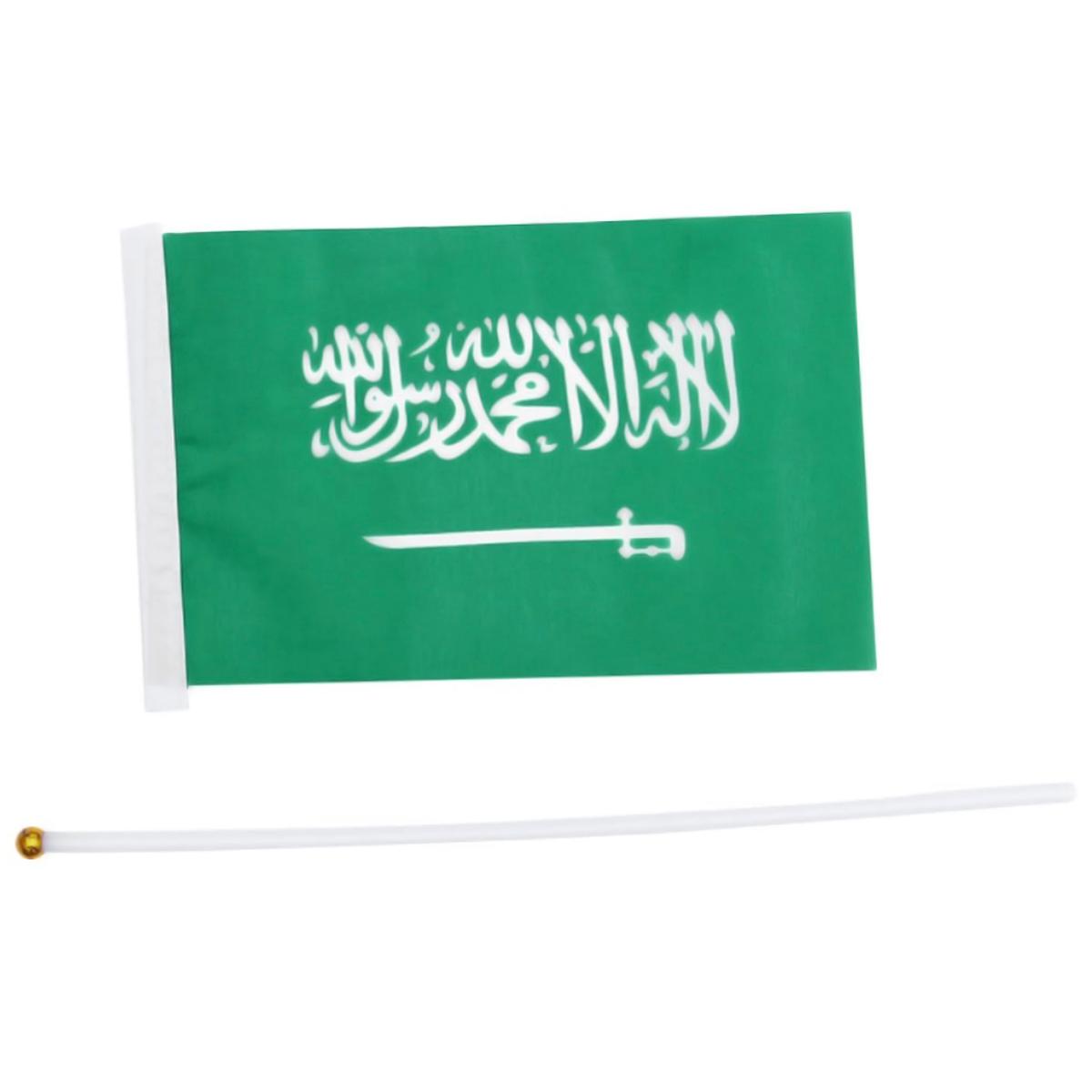 Foto 4 pulgar | Bandera Arabia Saudita Día Nacional Ventdepot Mxaig-004 20 Piezas Multicolor