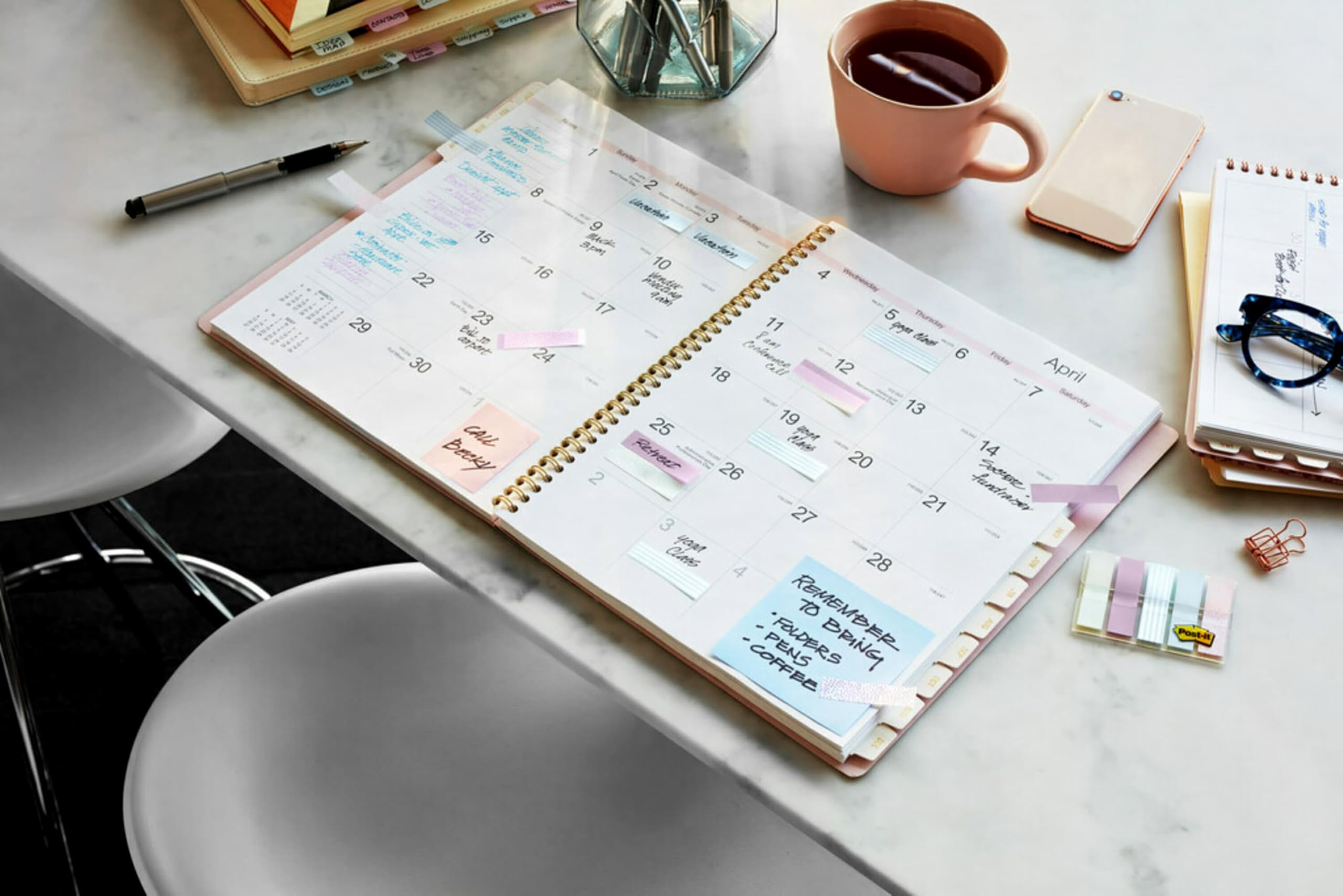 Foto 6 | Pattern Flags Post-it 100 Con Dispensador Gradient Collection - Venta Internacional.