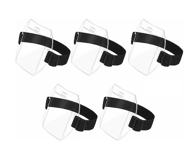 Foto 1 | Porta Credencial Para Brazo Con Elástico Ajustable 5 Piezas Negro