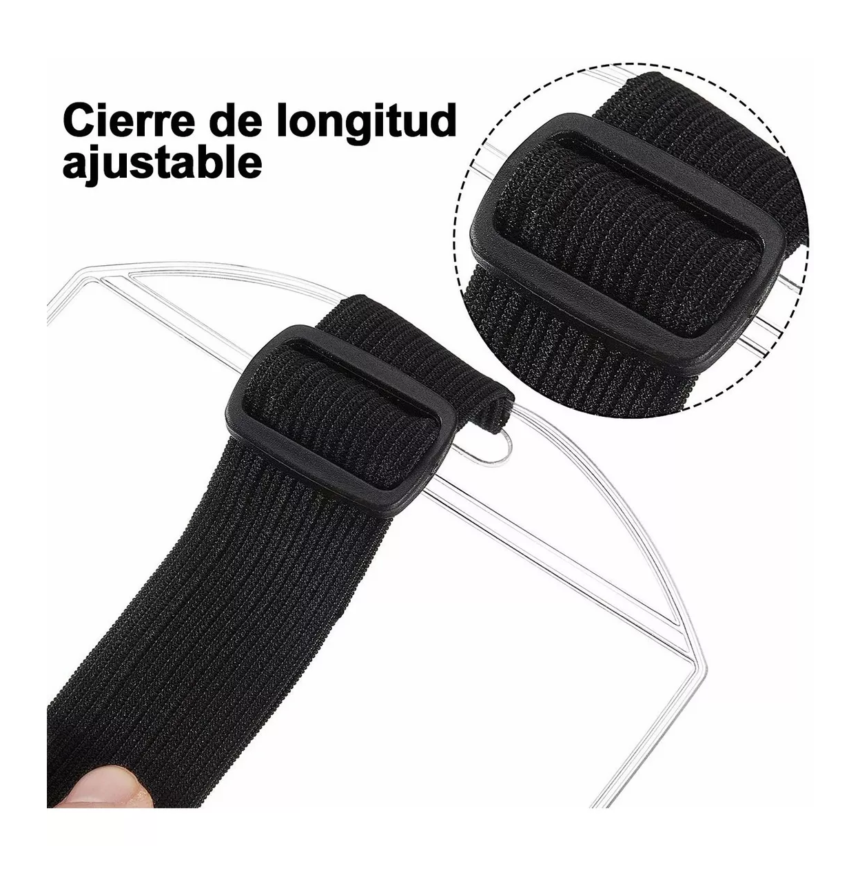 Foto 3 pulgar | Porta Credencial Para Brazo Con Elástico Ajustable 5 Piezas Negro
