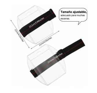 Foto 4 | Porta Credencial para Brazo Lab.G Transparente 5 Piezas