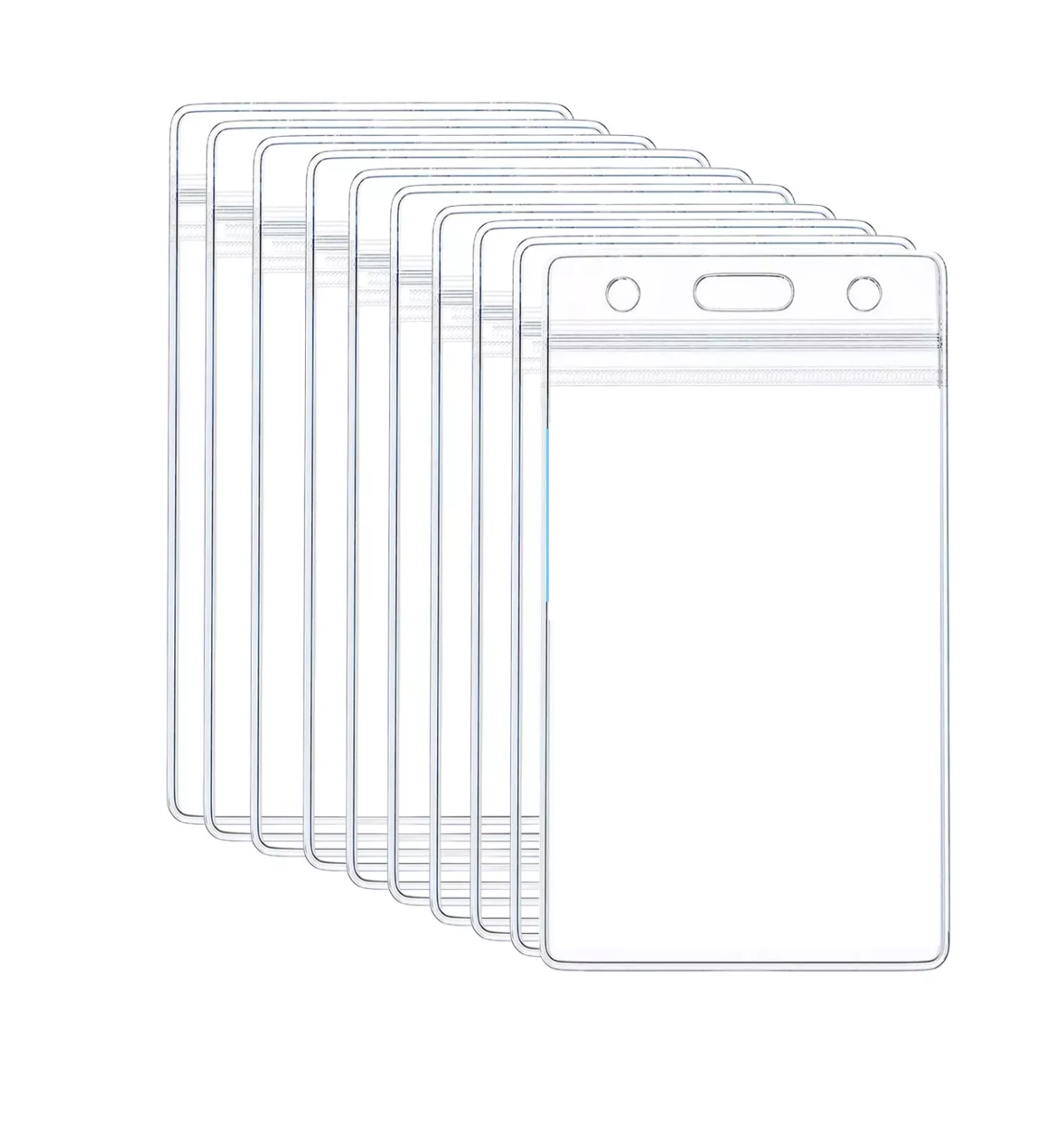 Foto 1 | Mica Vertical Portacredencial y Gafete INE Lab G. 100 Piezas Transparente