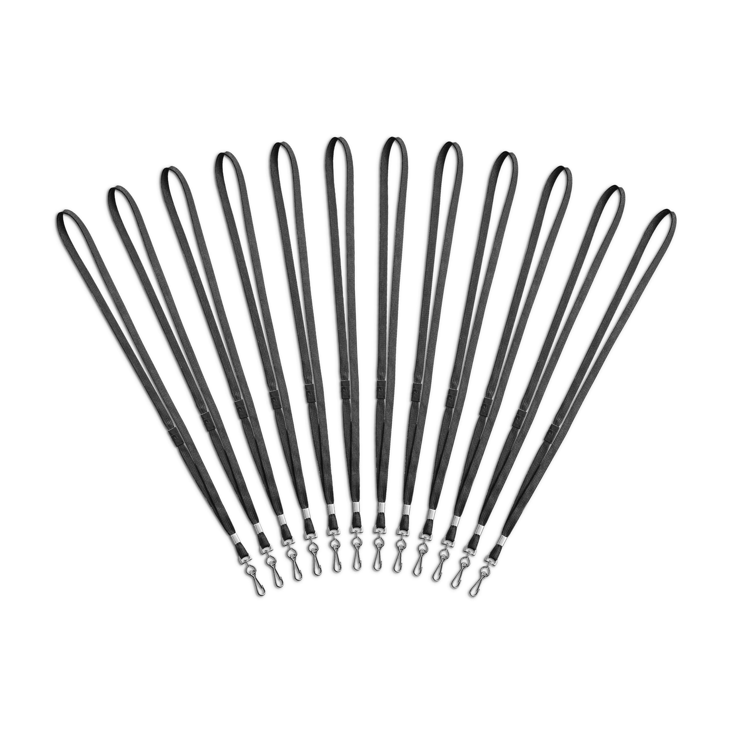 Foto 2 pulgar | Lanyards Staples Breakaway De Nailon Negro, 36 Pulgadas, 36 Unidades, Caja - Venta Internacional.