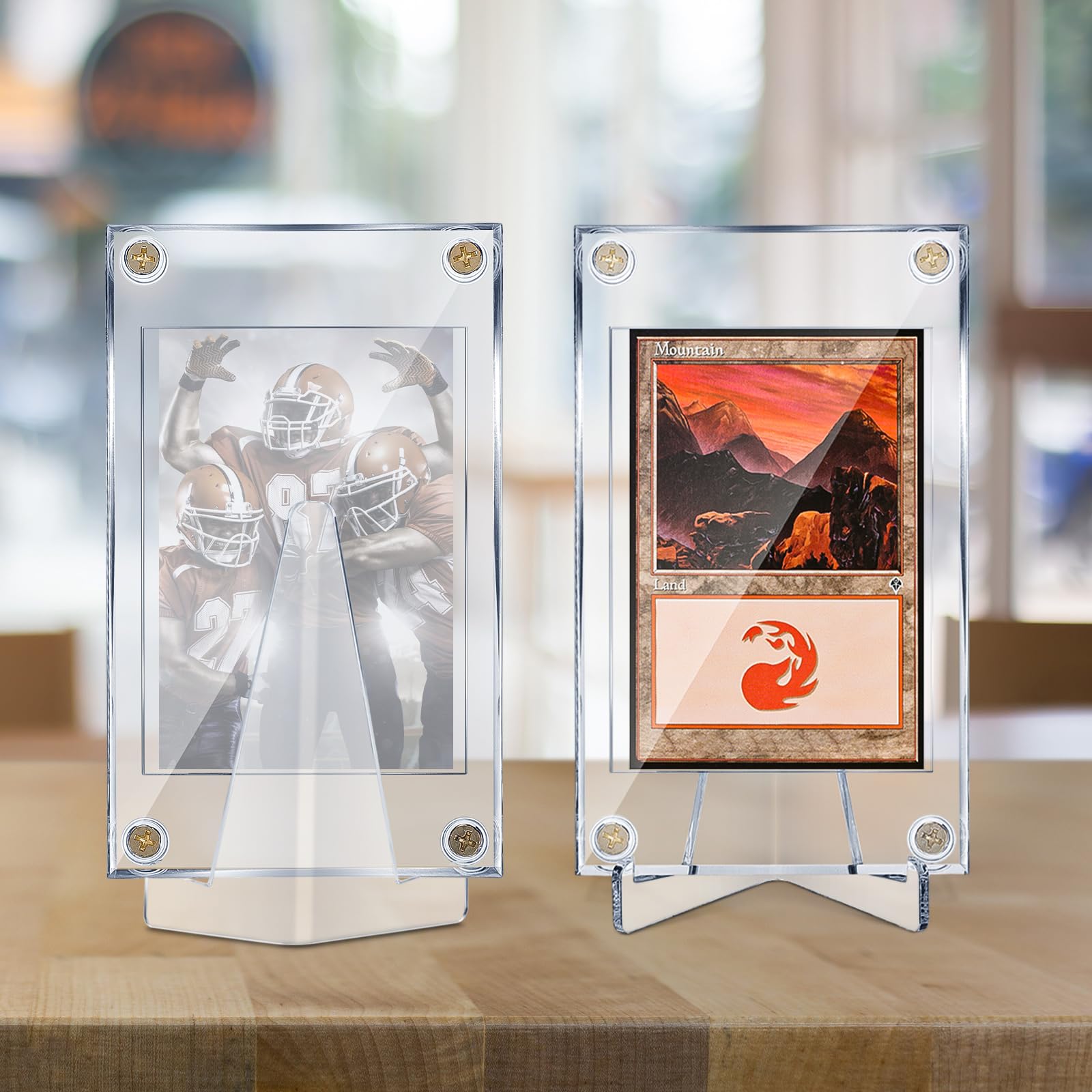 Foto 5 | Funda Para Tarjetas Coleccionables Con Soporte Expositor, Tarjetero De Béisbol X5 - Venta Internacional.