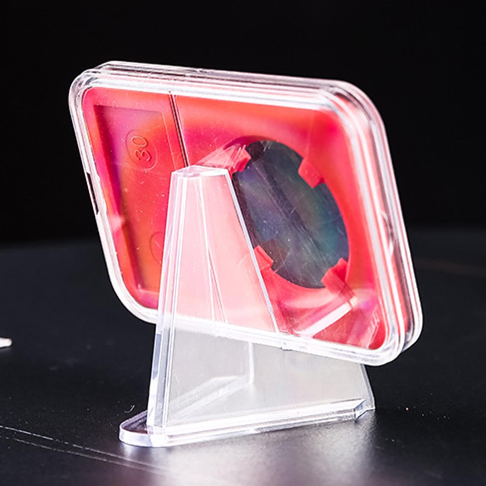 Foto 2 | Soporte De Exhibición De Tarjetas De Acrílico Para Monedas, Caballete Transparente - Venta Internacional.