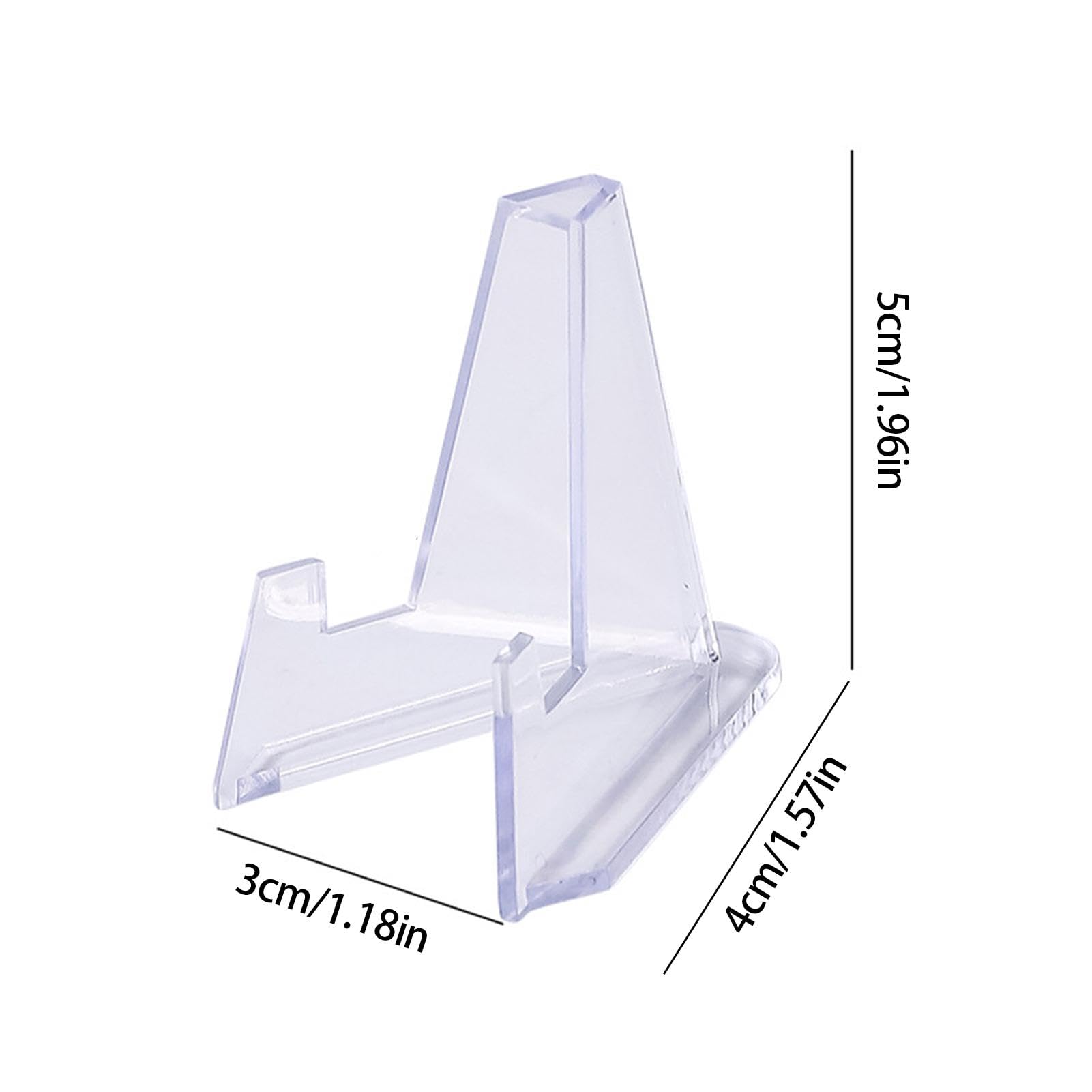 Foto 7 pulgar | Soporte De Exhibición De Tarjetas De Acrílico Para Monedas, Caballete Transparente - Venta Internacional.