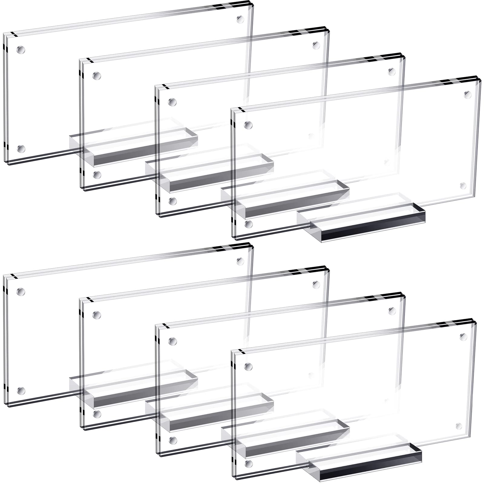 Vitrina Acrílica Con Soporte Para Billetes De Un Dólar, 8,73 X 18,5 X 0,6 Cm (8 Piezas) - Venta Internacional. $2,884