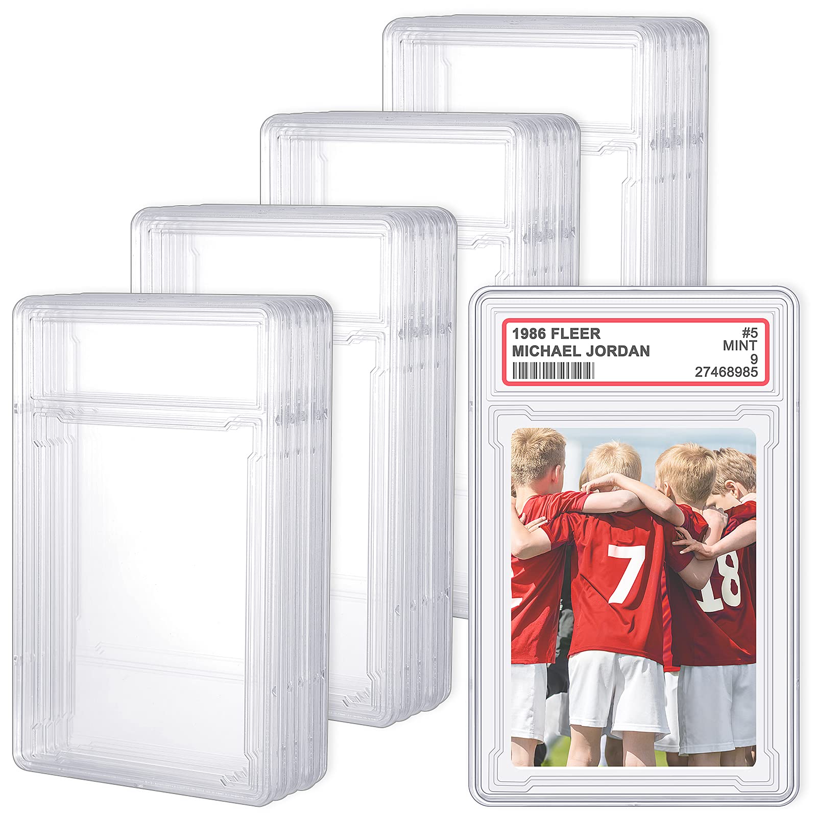 Funda Protectora De Tarjetas Gersoniel Acrílica Transparente Con Caja De Almacenamiento - Venta Internacional. $1,203