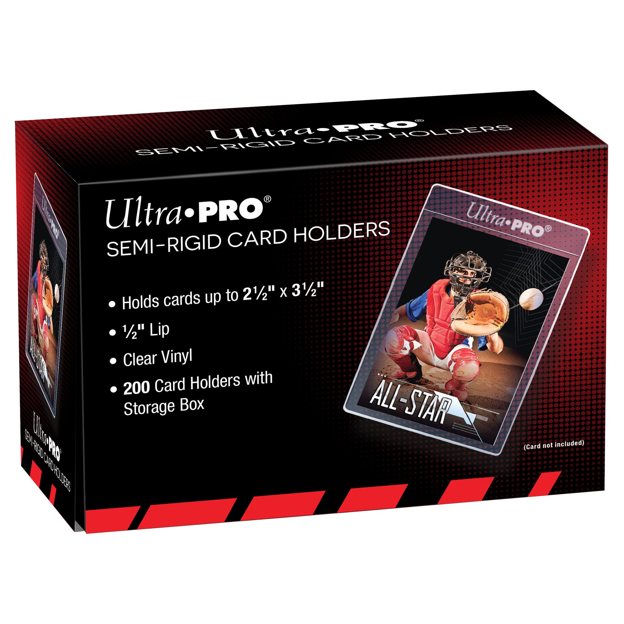 Foto 2 pulgar | Fundas Para Tarjetas Ultra Pro Semirrígidas De Plástico De 200 Quilates  Semirrígidas - Venta Internacional.