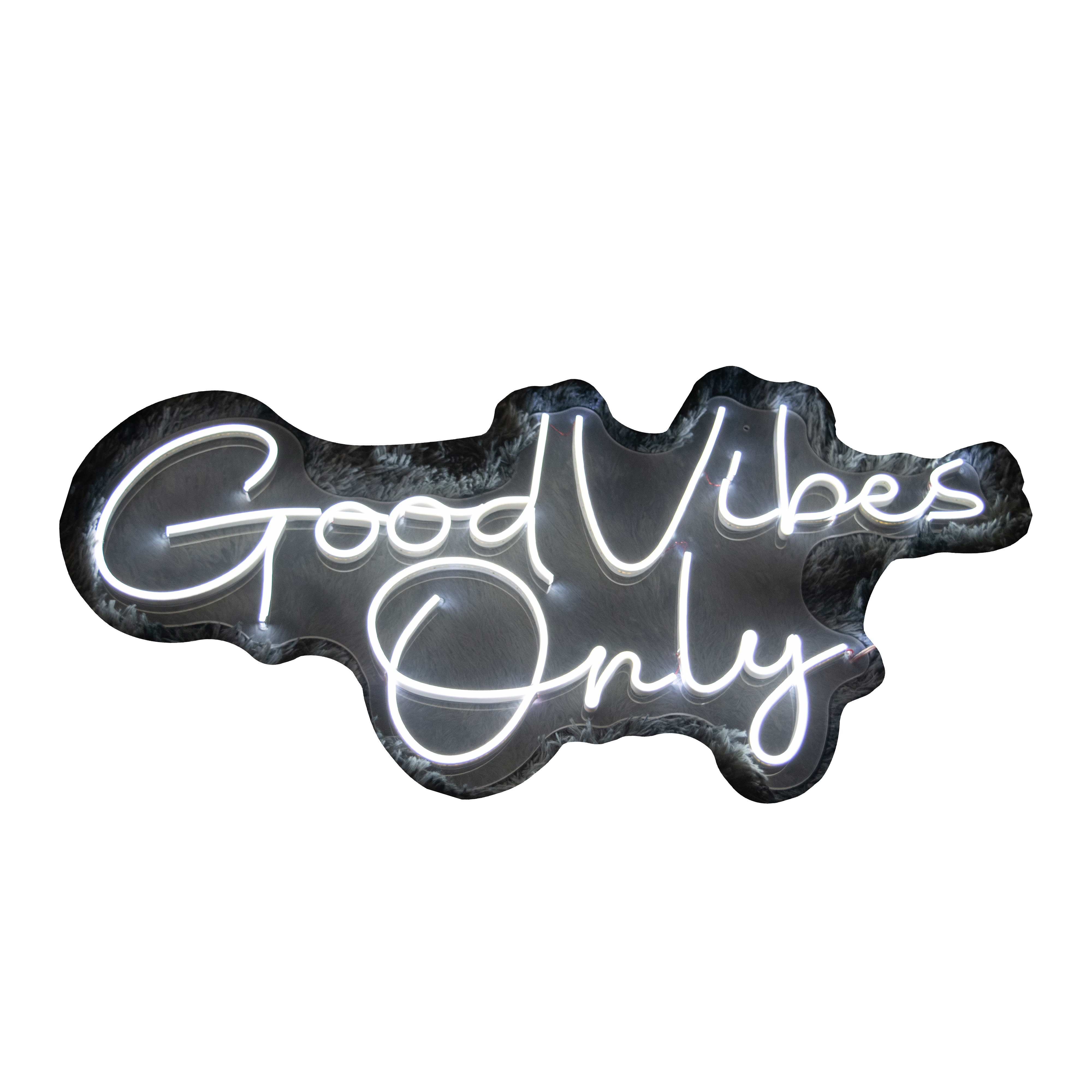 Letrero Led Neón Good Vibes Only Luminoso Decorativo Negocio Fiesta $1,600