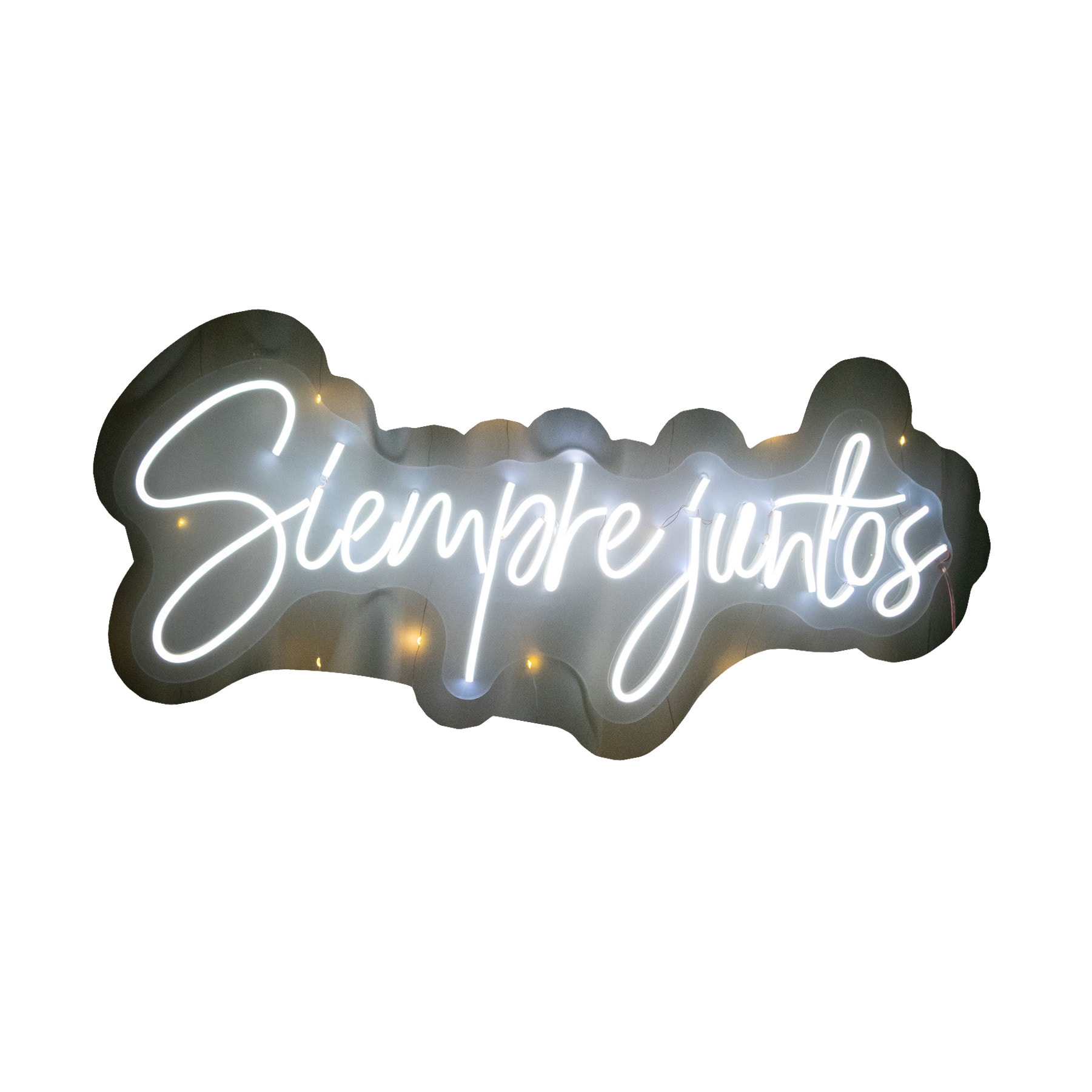 Letrero Led Neón Siempre Juntos Luminoso Boda Decorativo Novios $1,320