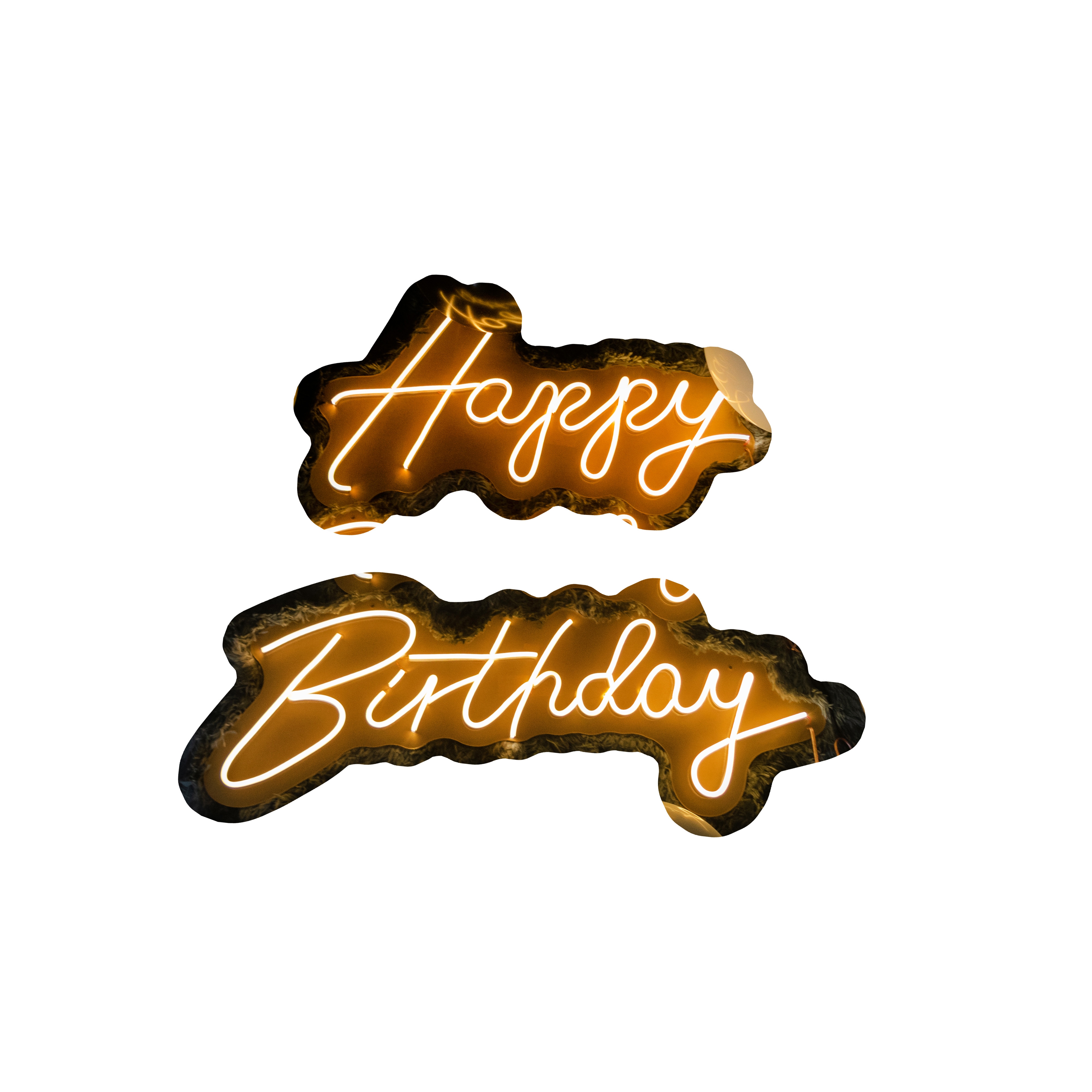Letrero Led Neón Isha Laser Happy Birthday $987