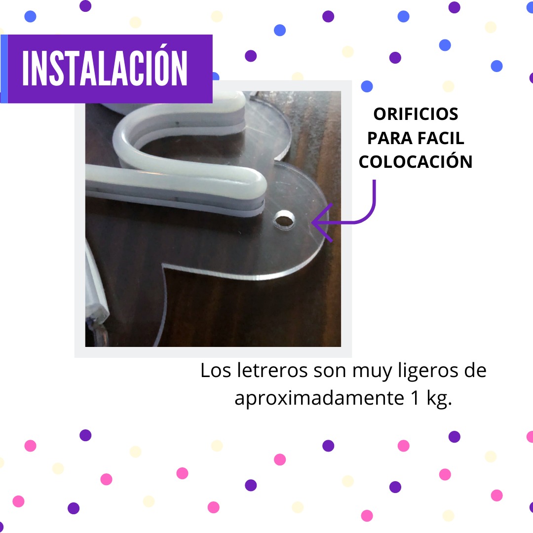 Foto 5 pulgar | Letrero Led Neón Isha Laser Happy Birthday