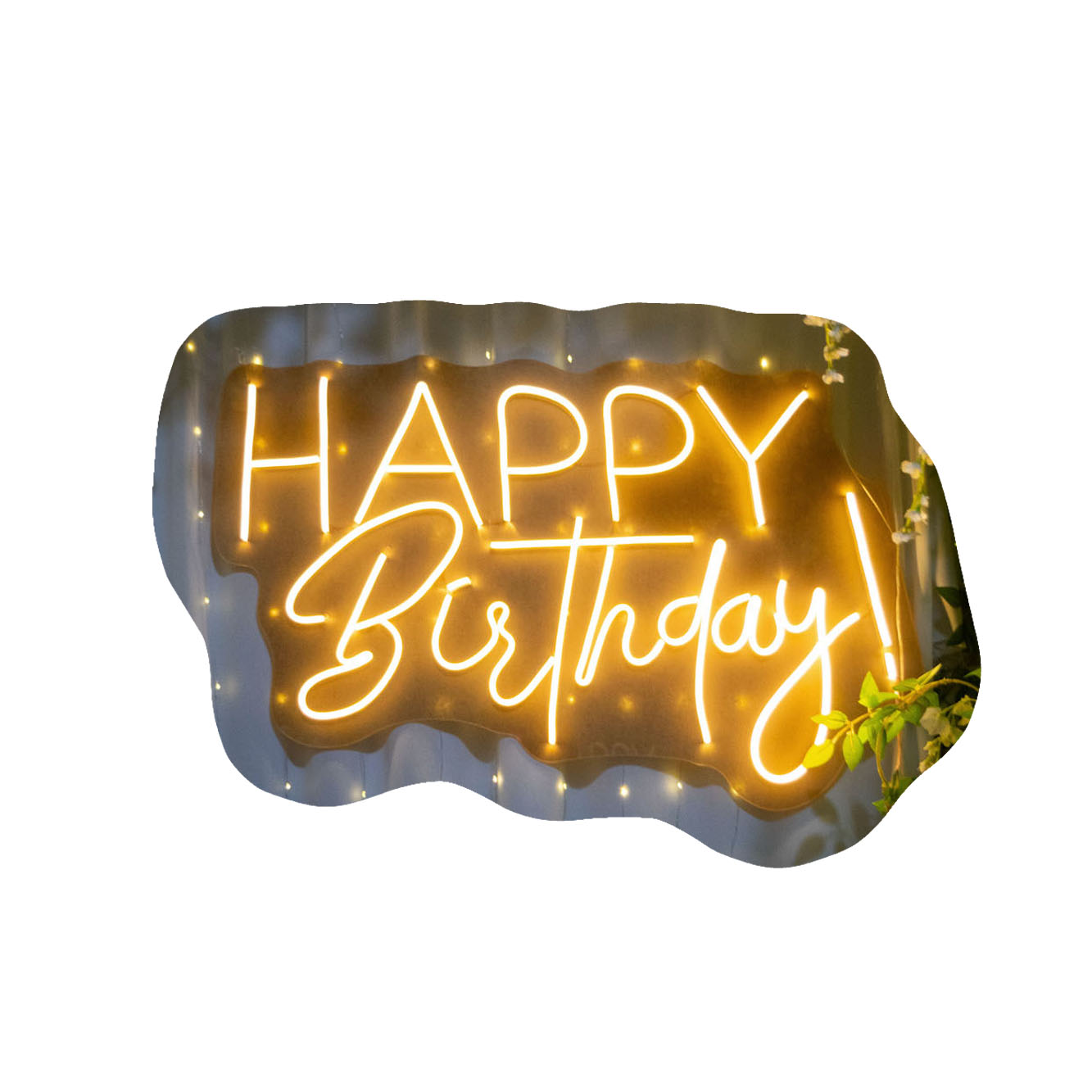 Foto 1 | Letrero Led Neon Happy Birthday Cumpleaños 2 Tipografias Luminoso Decorativo Cumpleaños